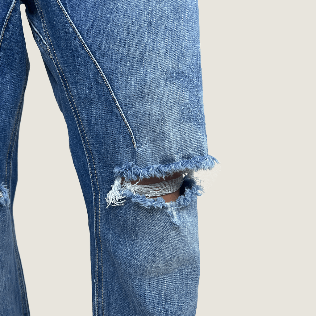 D-Luxe Ripped Boyfriend Jean Knee Detail