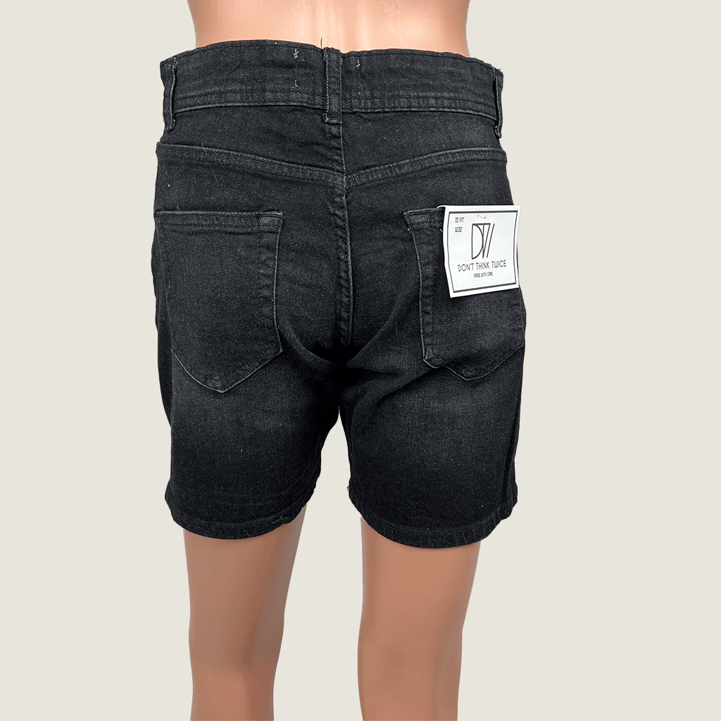 Don't Think Twice Men's Denim Shorts Back
