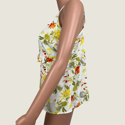 Danni Minogue Sleeveless Singlet Floral Top Side