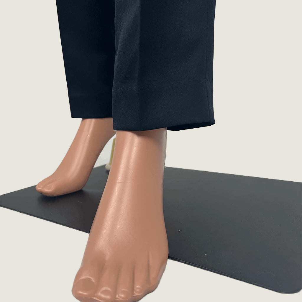 Design To You Cropped Slim Leg Women's Pant  Hem Detail