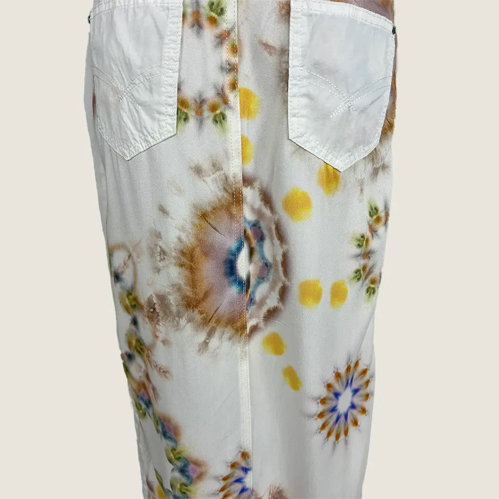 Back View of the Desigual Tie Die Maxi Skirt