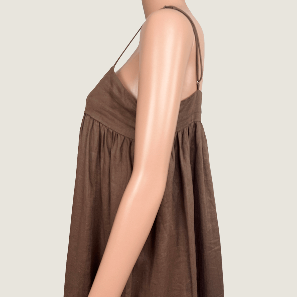Dissh Linen Midi Sun Dress Side Detail