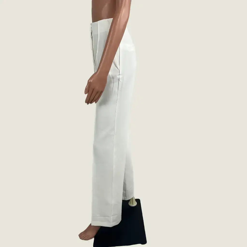 Side View of the Forcast Nalani Pin Tuck Trousers