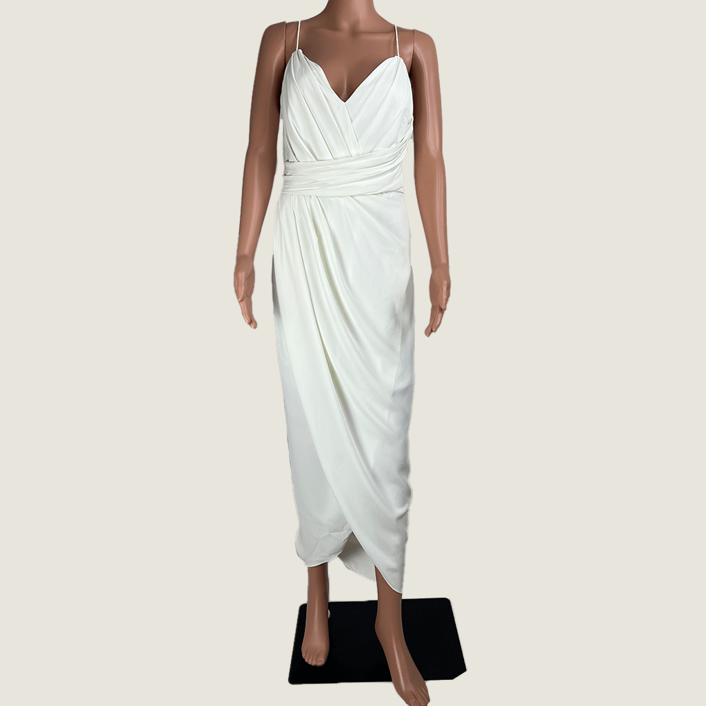 Forever New Charlotte Drape Maxi Dress Front