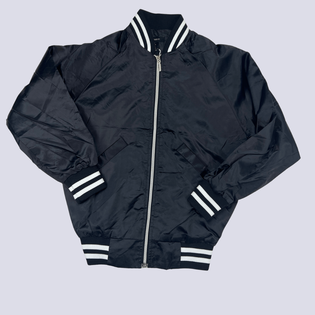 Front view of the Forever New 21 Black Jacket