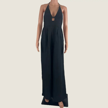 Front View of the Free People Sleeveless Jumpsuit