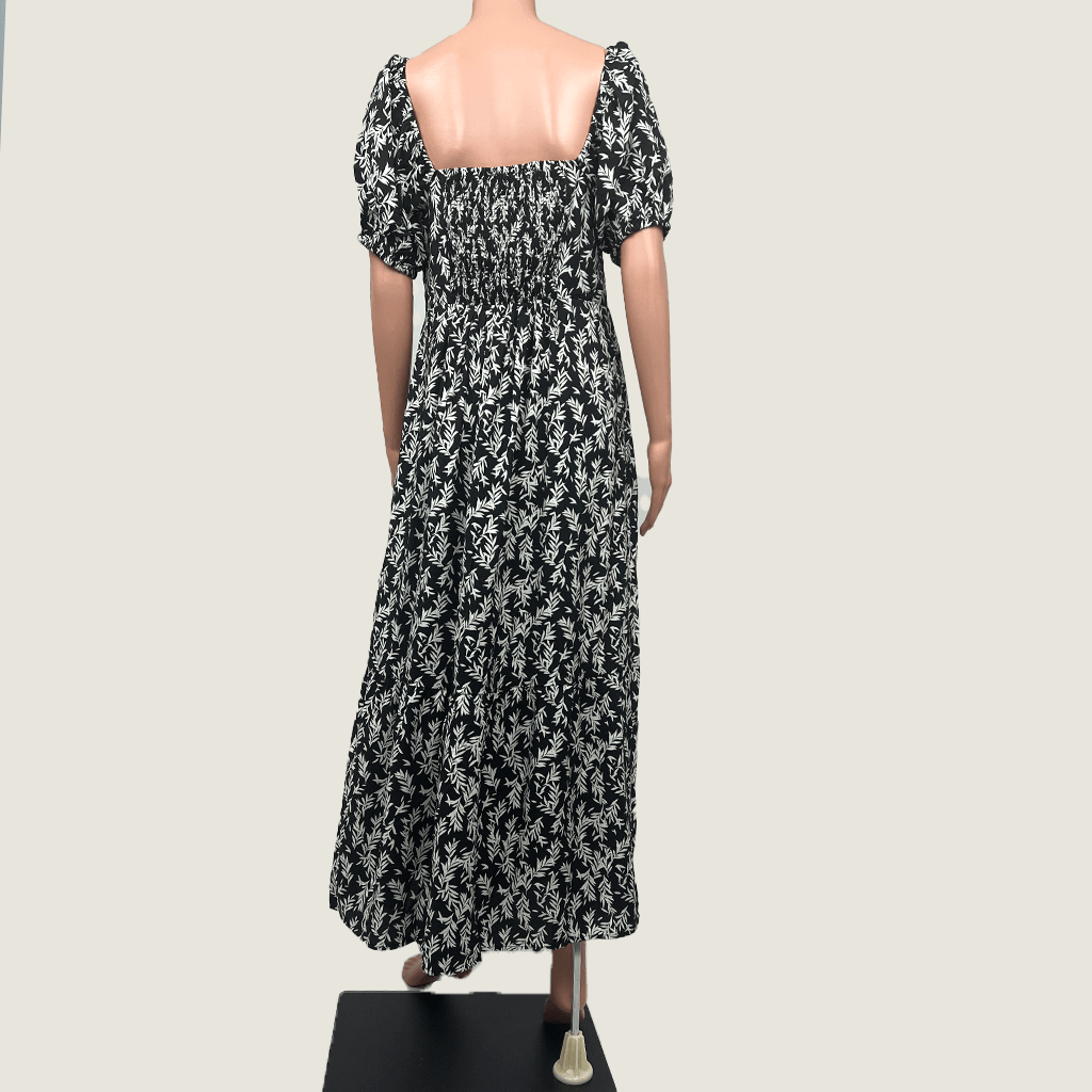 French Connection Sweetheart Midi Dress Back