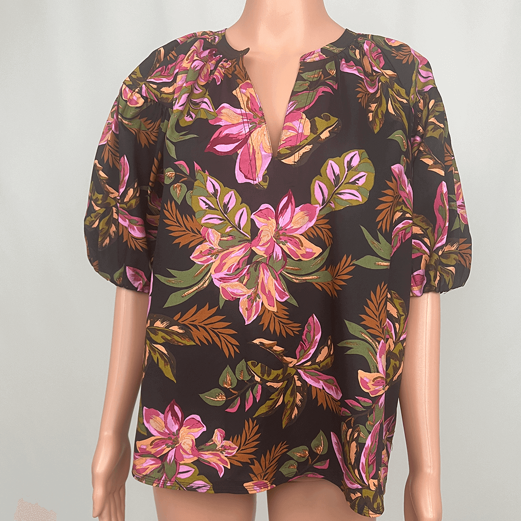 French Connection Tropical Print Women's Top