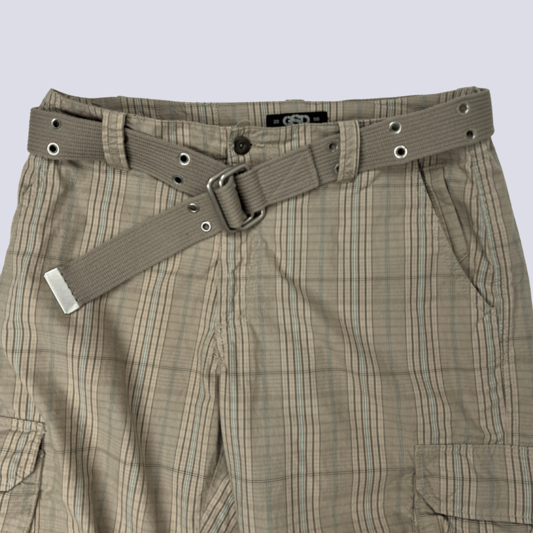 Front view of the GSD Stripped Jorts