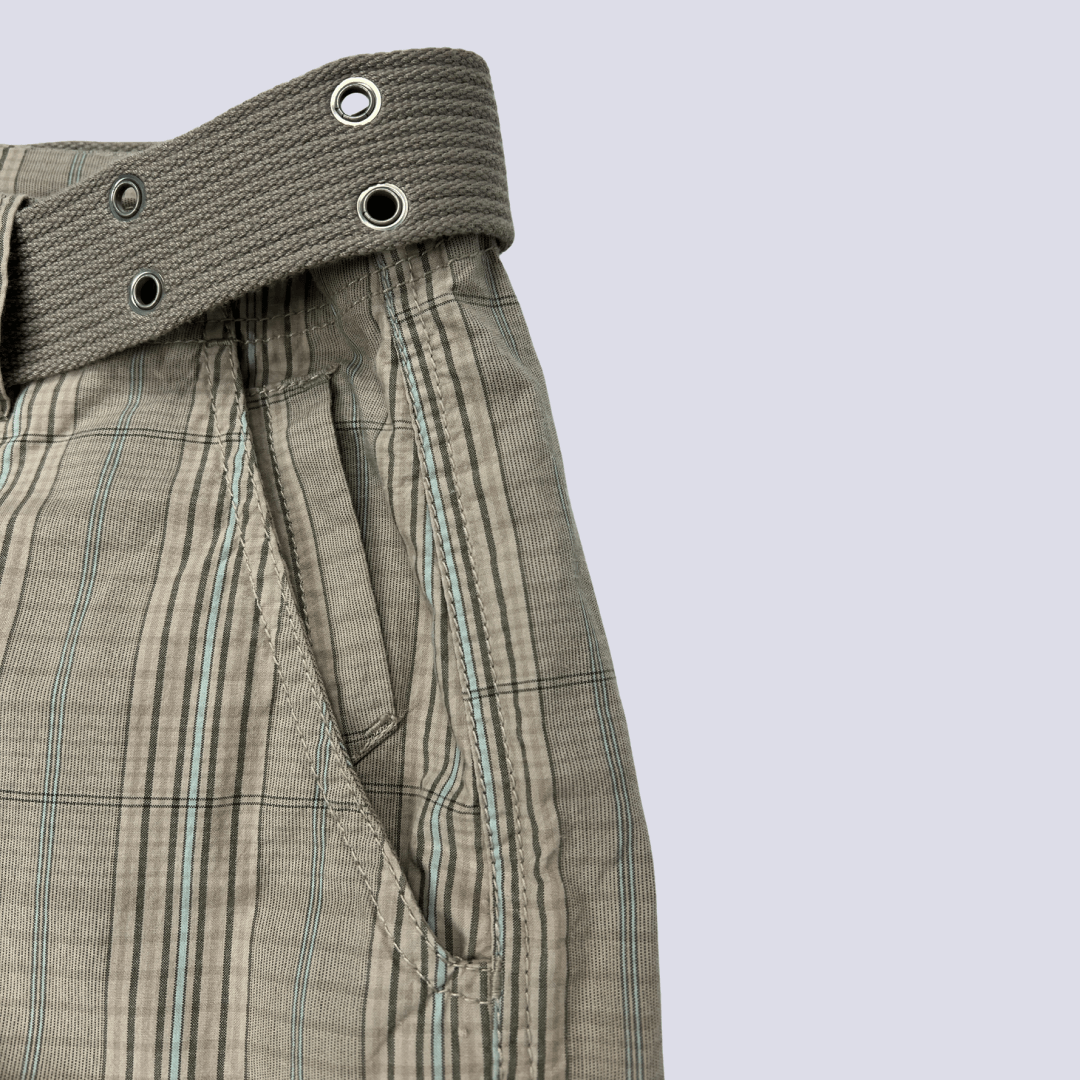 Front view of the GSD Stripped Jorts