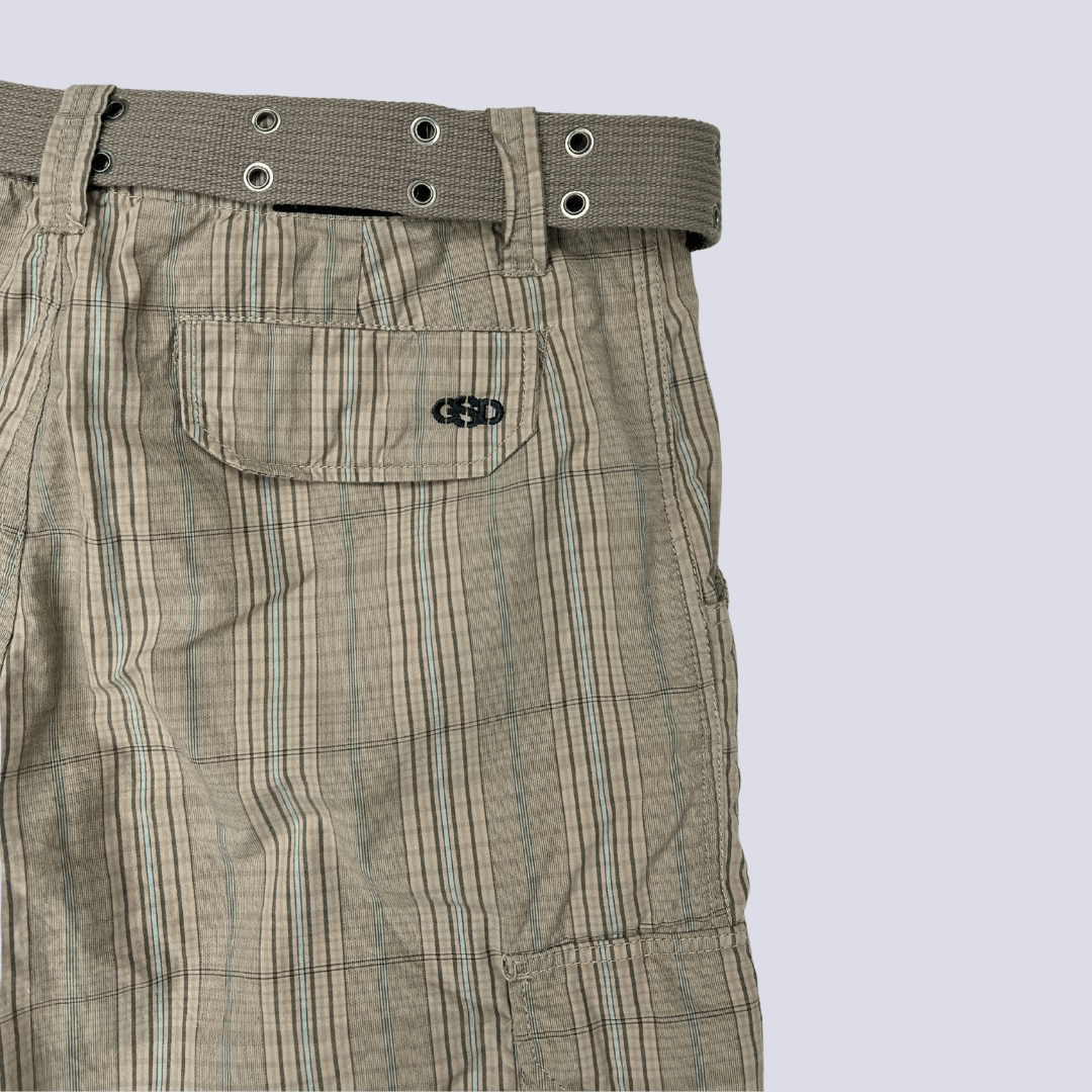 Front view of the GSD Stripped Jorts