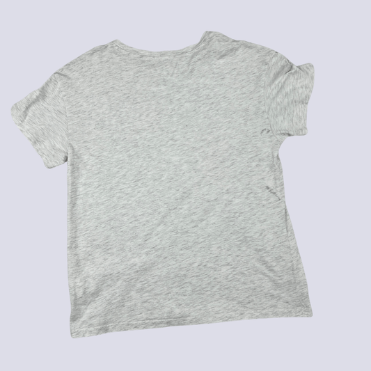 Back view of the Girl's t-shirt with horse graphic