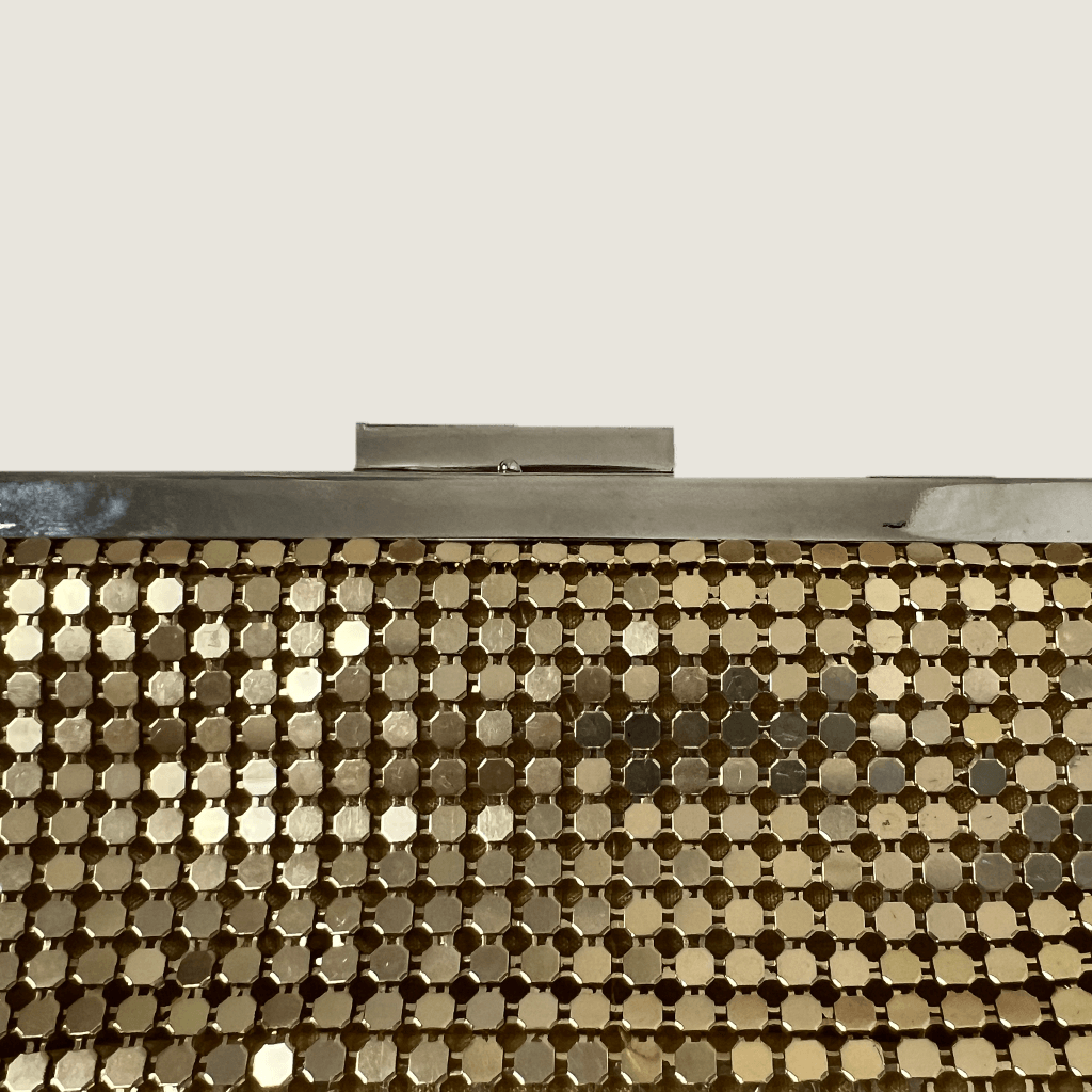 Glomesh Gold Retro Bag Mesh Detail