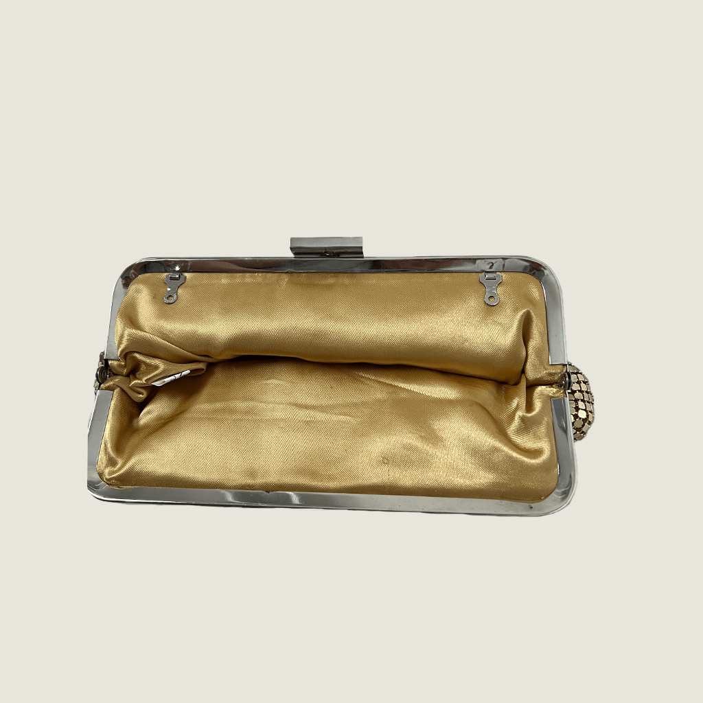 Glomesh Gold Retro Bag Inside