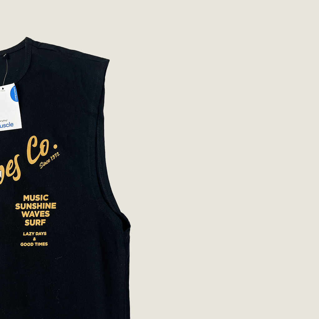 Good Vibes Muscle Tank Sleeve