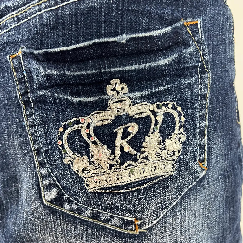 Pocket View of the Grase Jeans Denim Mini Skirt