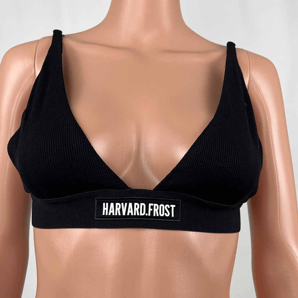 Harvard Frost Love Triangle Bralette Front
