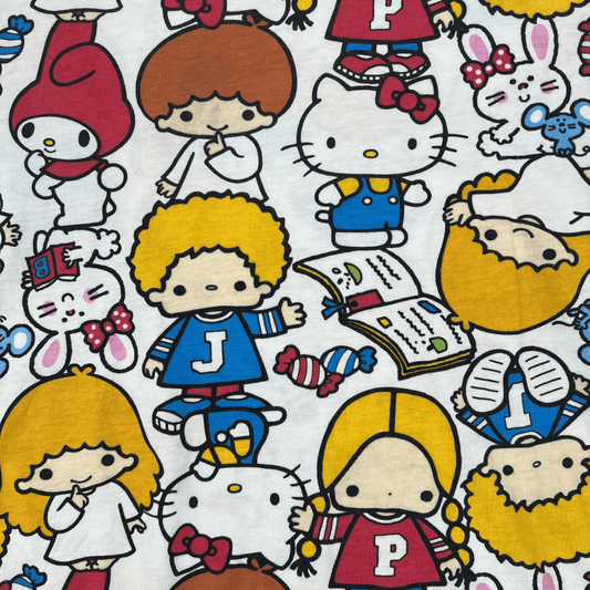 Front print detail view of the Hello Kitty T-shirt