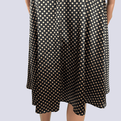 Front skirt detail view of the ILU Clothing dress