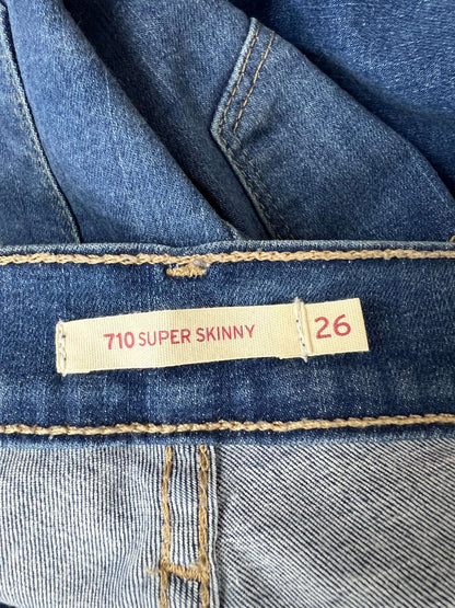 Label of the Levis 710 Skinny Jeans