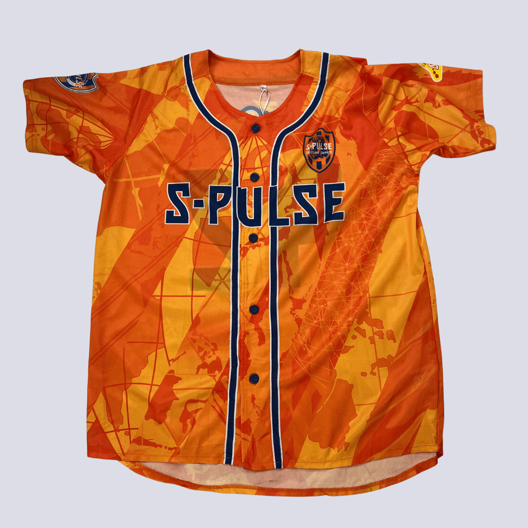 Front view of view of the Japanese baseball jersey S-Pulse