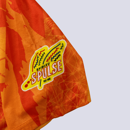 Sleeve detail view of view of the Japanese baseball jersey S-Pulse