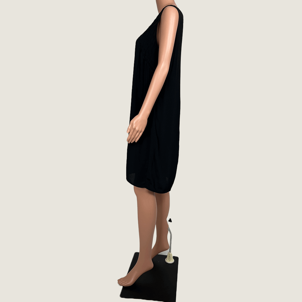 Jeanswest Black Shift Midi Women's Dress 12