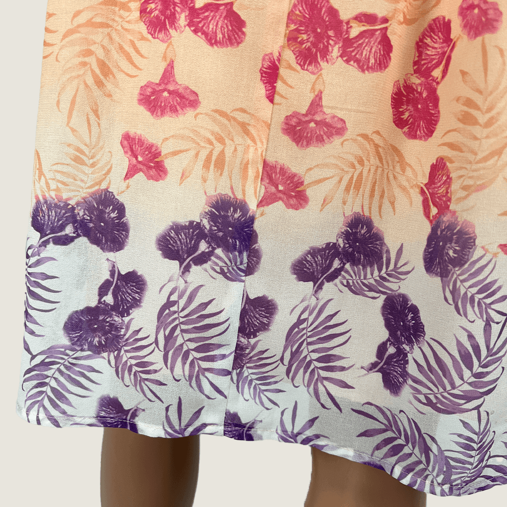 Jeanswest Floral Strappy Women's Dress Hem Detail