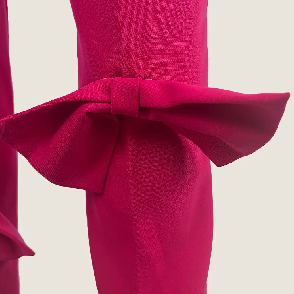 Bow Detail on the Justin Tong Bow Chic Pant