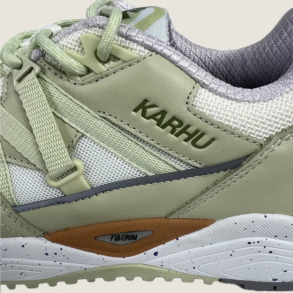 Side Detail View of the Karhu Fusion XC Aloe Wash Unisex Sneaker