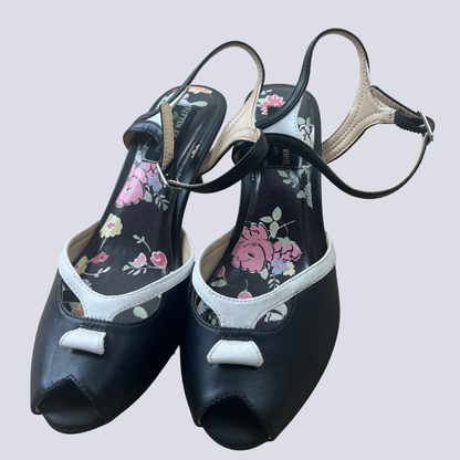 Front view of the Kitten D'Amour Heeled Sandle