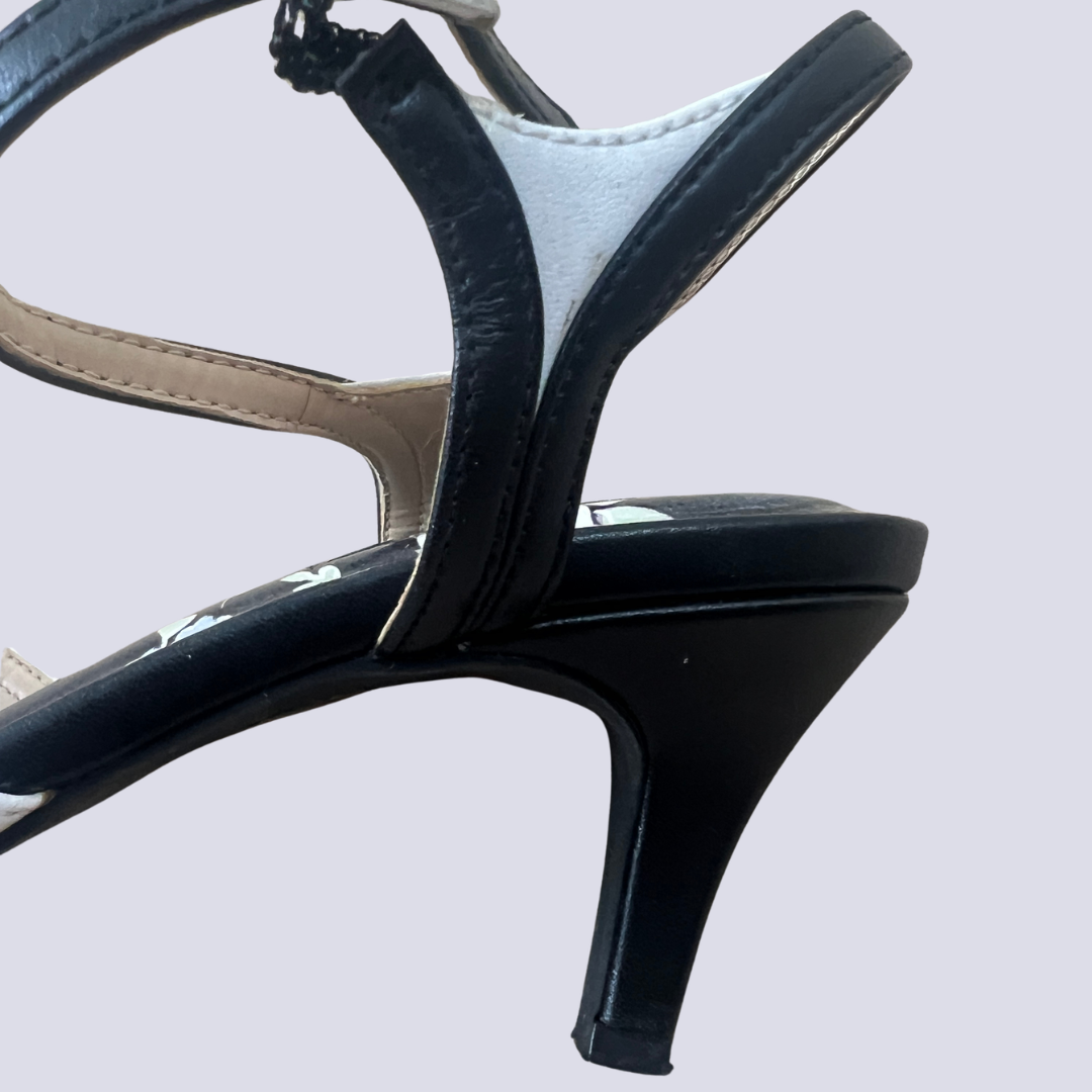 Front view of the Kitten D'Amour Heeled Sandle