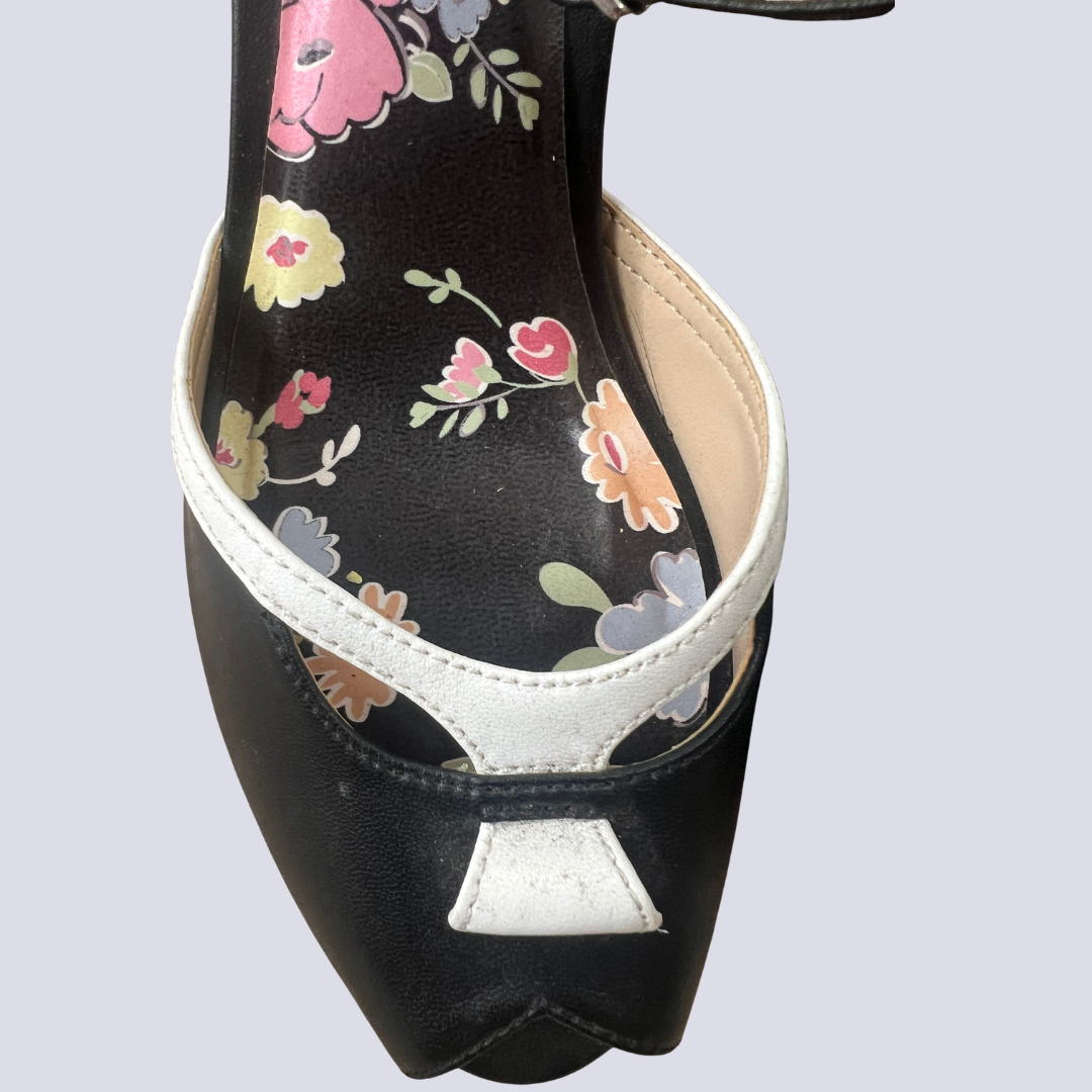 Front view of the Kitten D'Amour Heeled Sandle