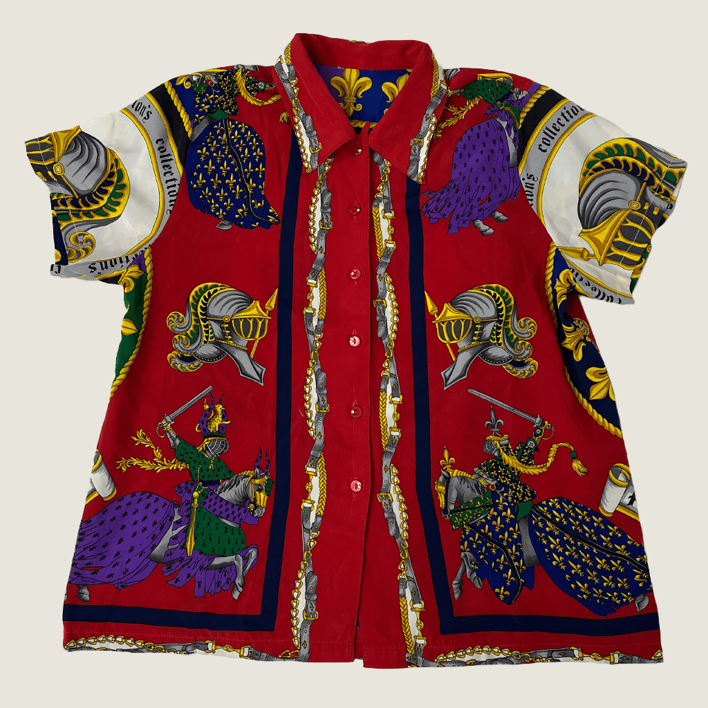 Men's Shirt With Knight Front