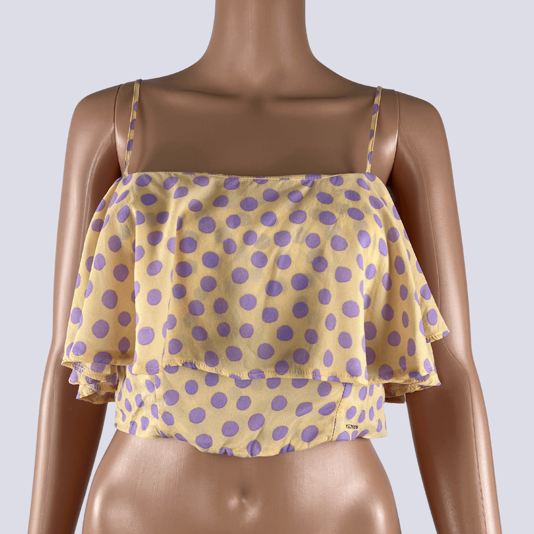 Front view of the Kocca crop top