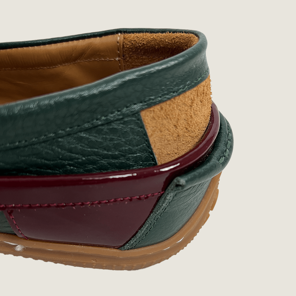 Front View of the Heel on the Kolor Patchwork Leather Loafer