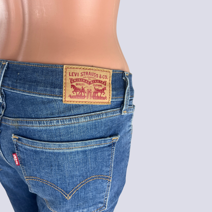 Front view of the Levi Super Skinny Jeans