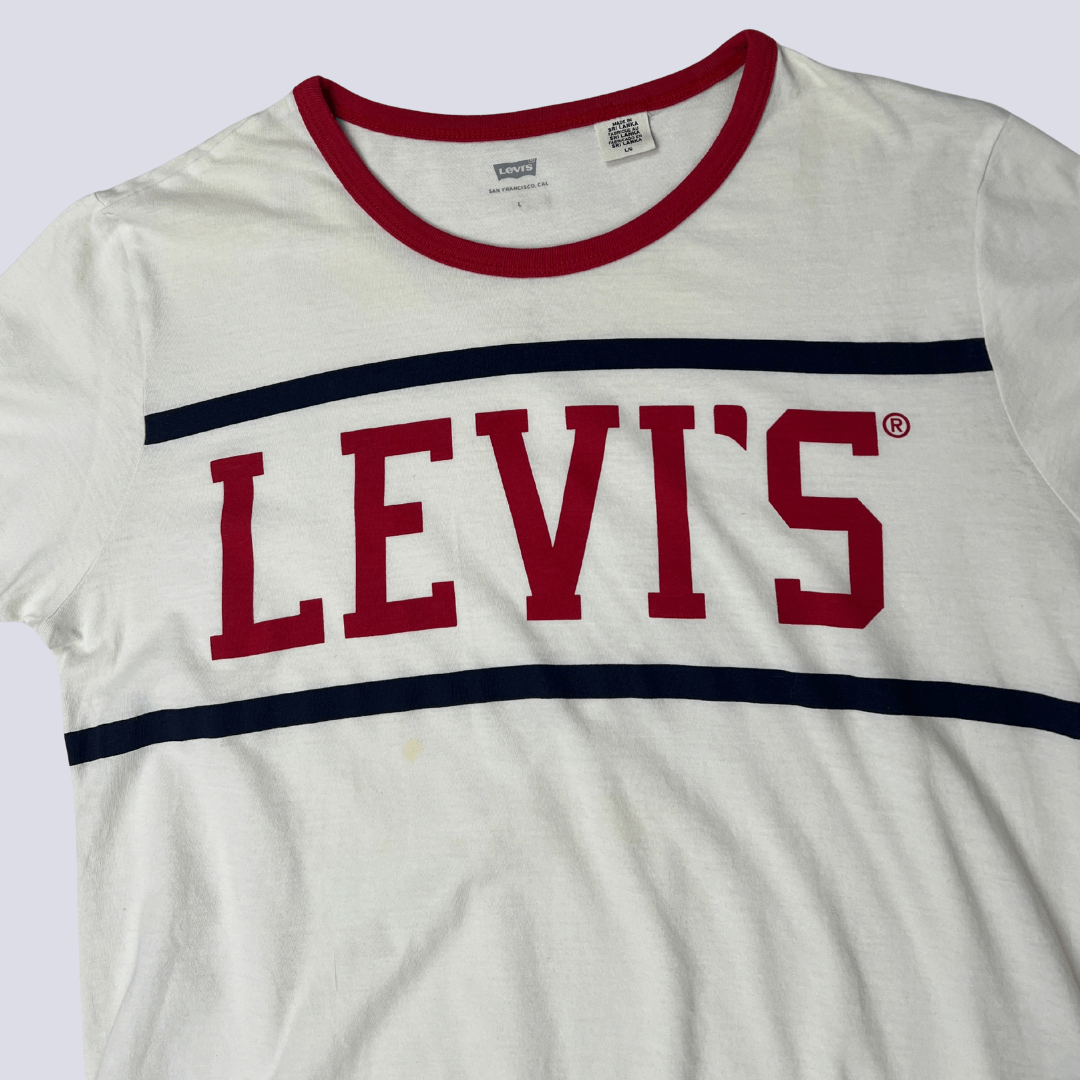 Front view of the Levi t-shirt