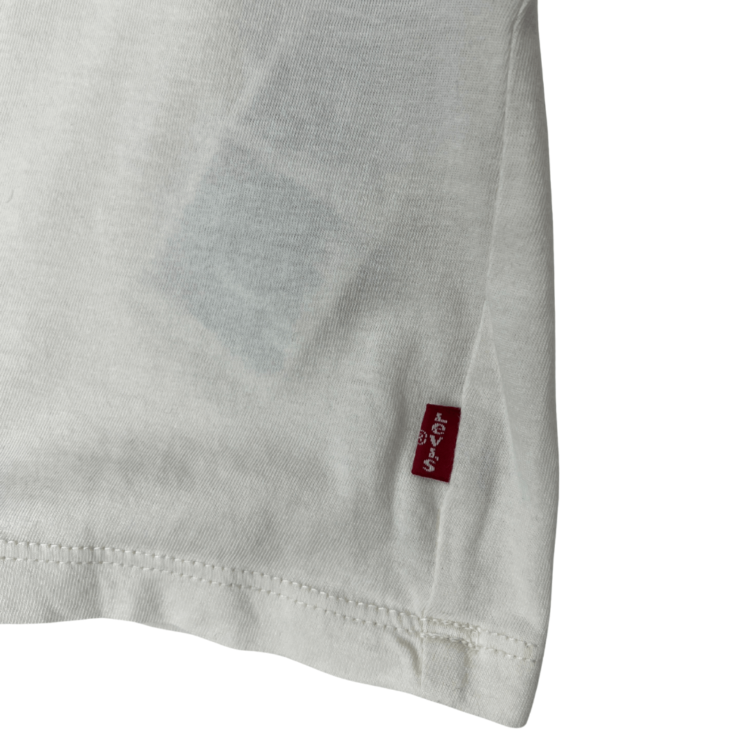 Front view of the Levi Women's Graphic T-Shirt Large