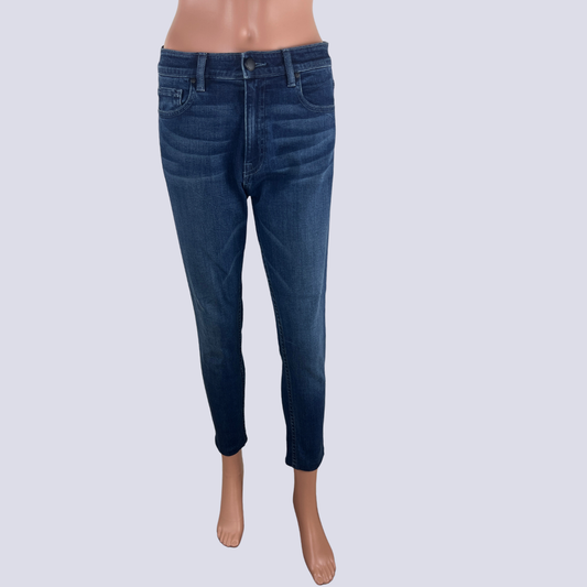 Front view of the Lost in Season Dark Blue Jean