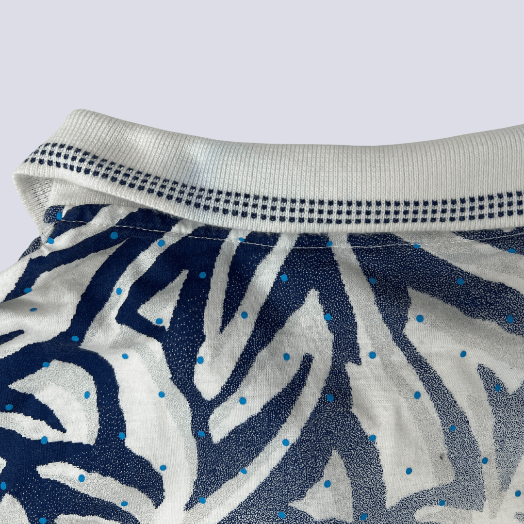 Front view of the Lotto retro polo shirt