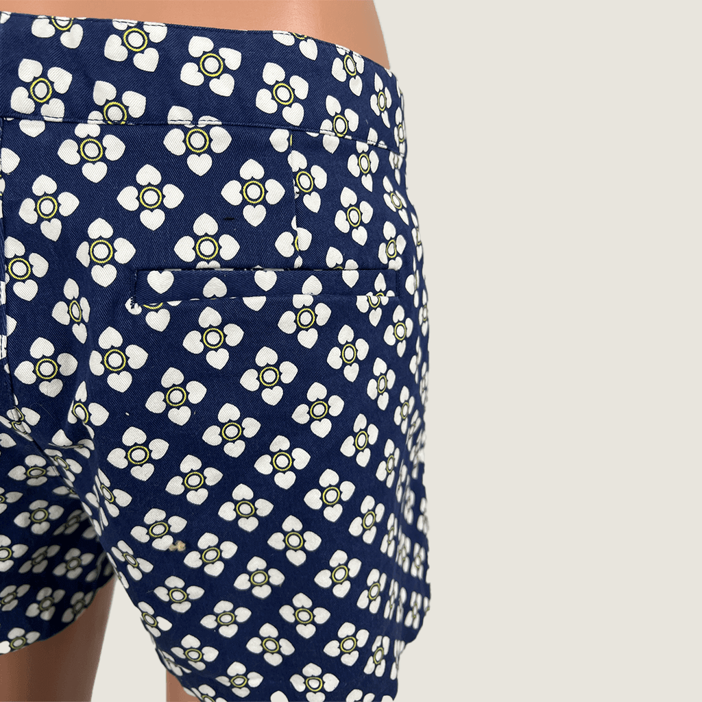 MIX Retro Floral Shorts Pocket Detail