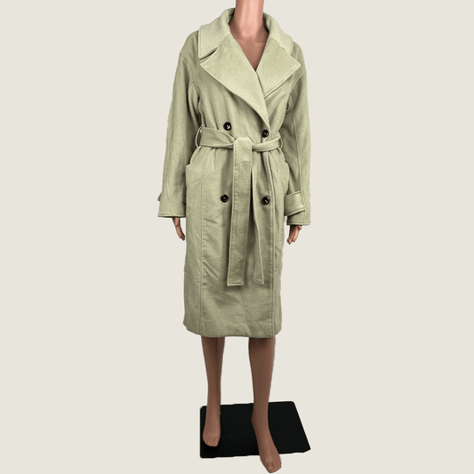 Front view of the Madison The Label 'Larissa' coat