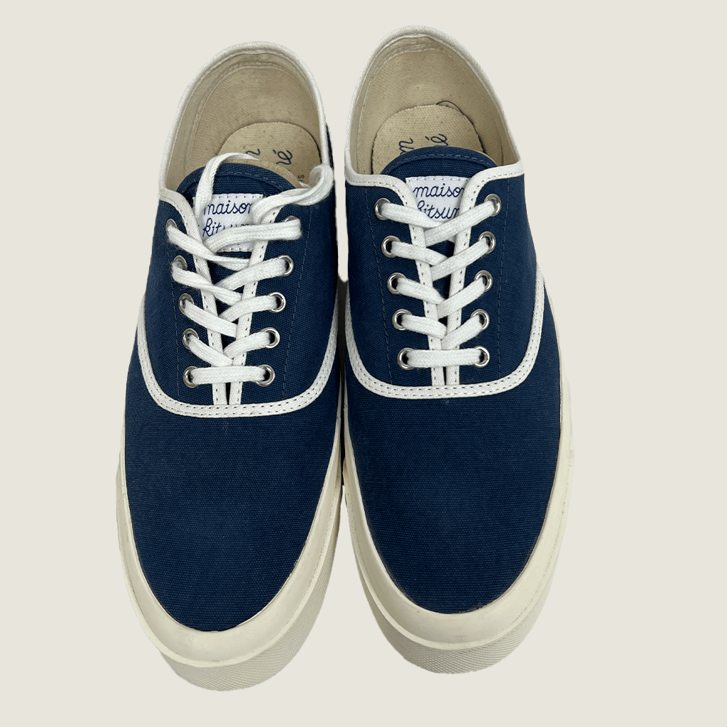 Maison kitsune canvas sneakers best sale