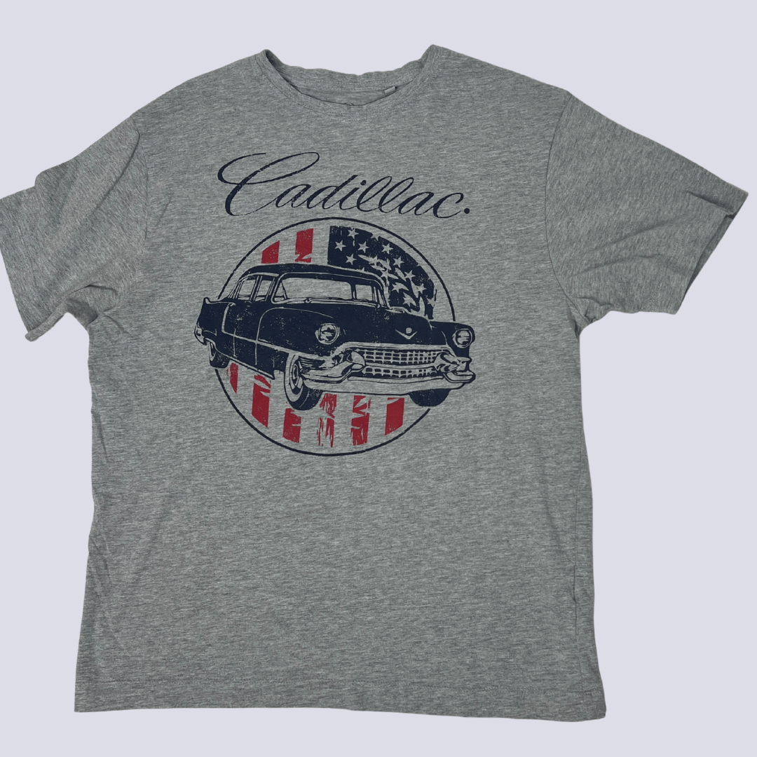Front view of the men's Cadillac T-Shirt