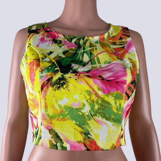 Front view of the Mika&Gala_Floral_Top