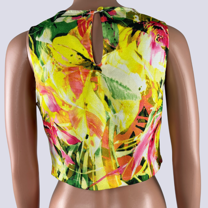 Back view of the Mika&Gala_Floral_Top
