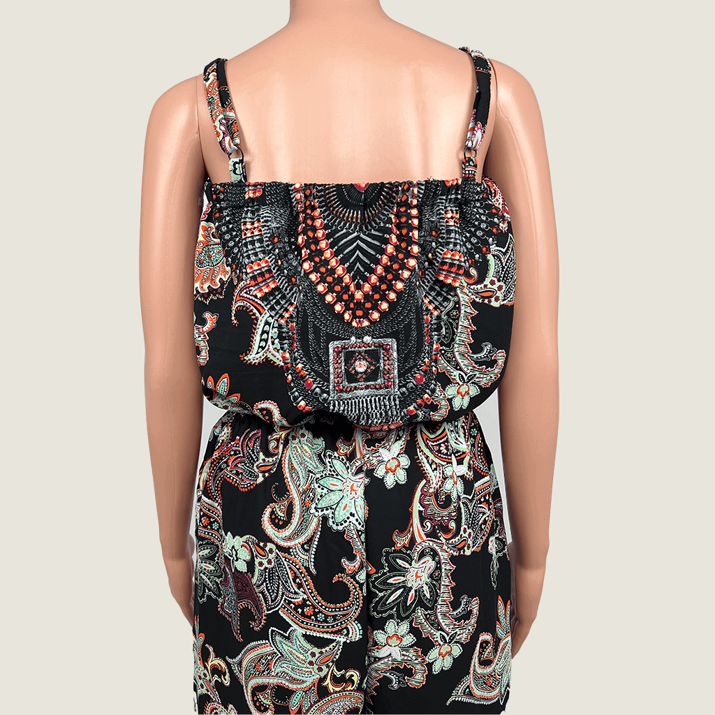 Millers Woman Paisley Sleeveless Jumpsuit Back Detail 