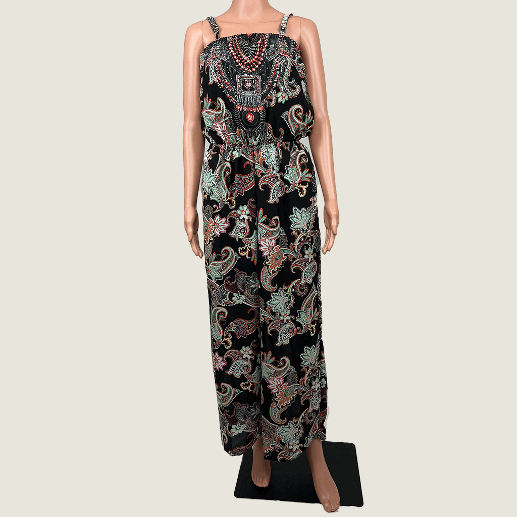 Millers Woman Paisley Sleeveless Jumpsuit Front