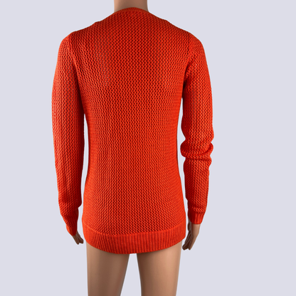 Back view of the Mix Knit Jumper